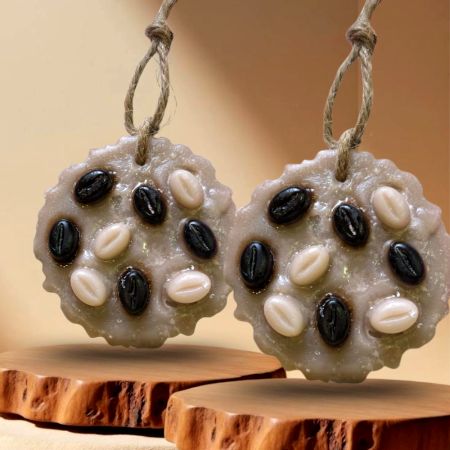 Handmade Coffee Fragrance Agate Soy Wax Sachet Set of 2